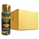 6 x Silverhook 18k GOLD Effect Spray Paint Universal High Density Acrylic 400ml