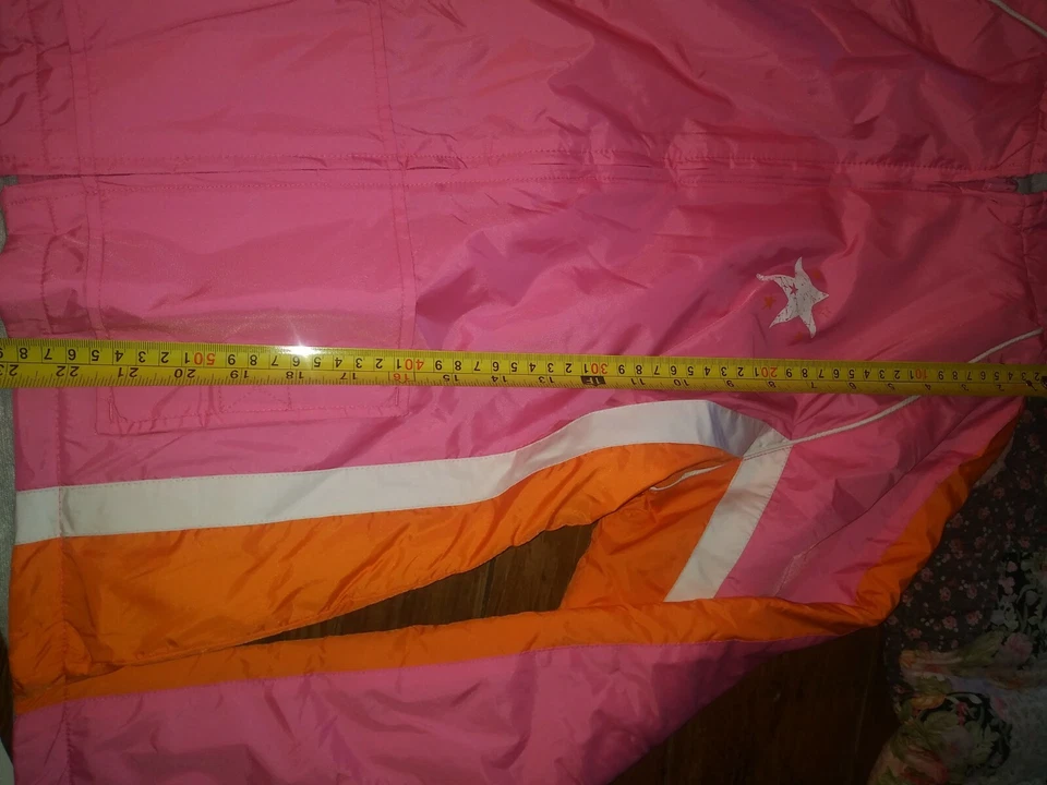 New nwt Amy Byer reversible girls 14 jacket windbreaker tween pink orange gray - Image 3 of 4