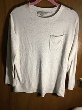 Loft Ivory Confetti Soft Lightweight Sweater Small