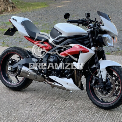 Triumph Motorcycles Fitted Bar End Mirrors On My Street Triple R. The Bike Should've Come Motorcycle & Scooter Windshields For Triumph Street Triple - Foto 13