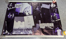 Rare Original  39.5" x  55" Subway Poster Pink Floyd The Wall Live