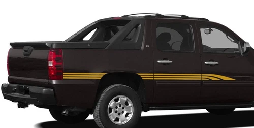 Graphic Two Sides Stripe Car Sticker For Chevrolet Avalanche Waist Line Decals - Picture 6 of 8