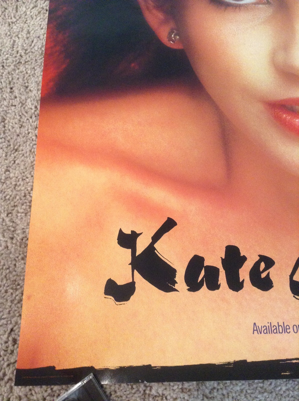 Kate Bush Big 24" x 36" Rare Record Store Promo Poster Face Close-Up EMI America