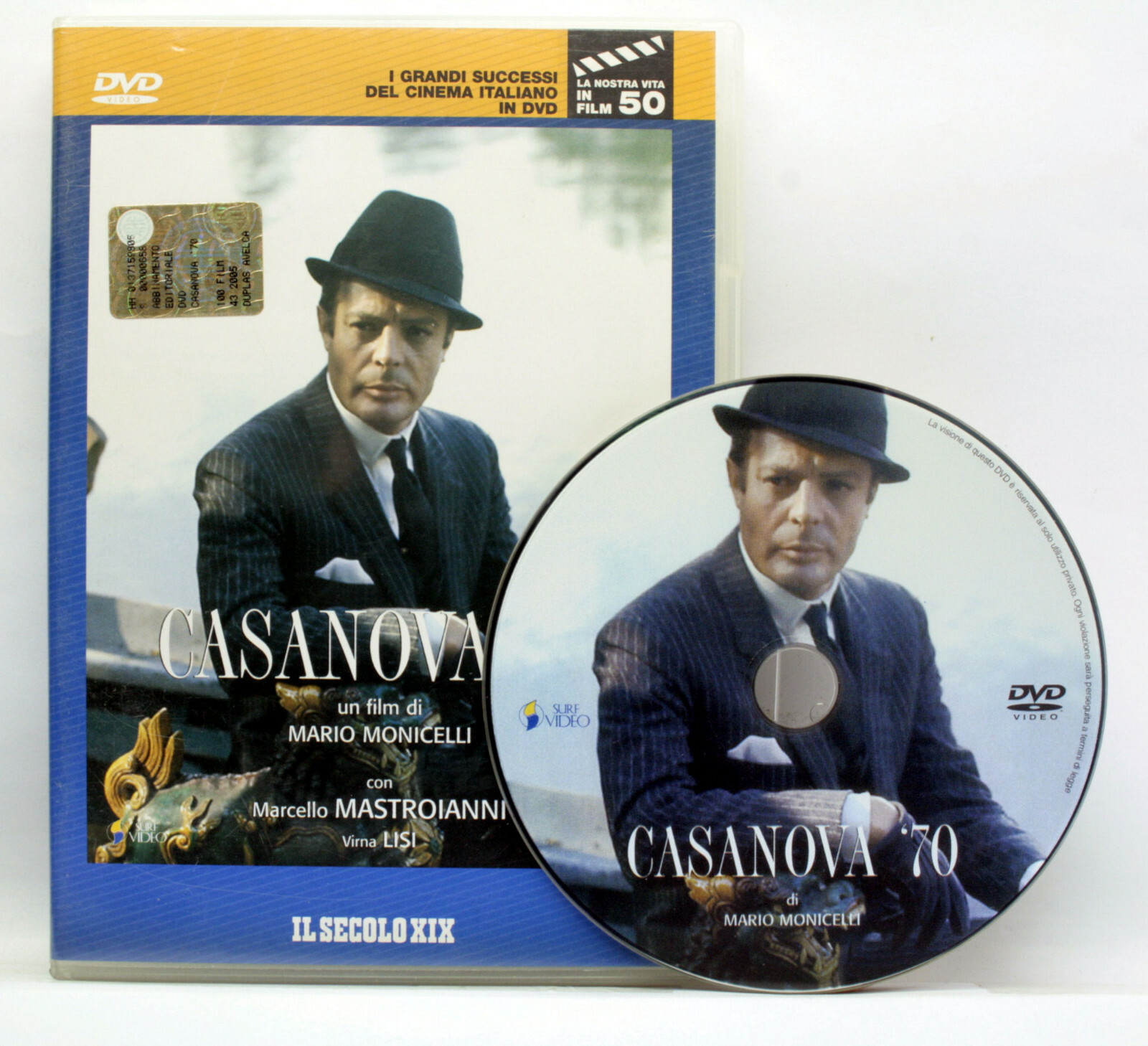 CASANOVA '70 MARCELLO MASTROIANNI DRAMMATICO DVD EDIZIONE ITALIANA 74641