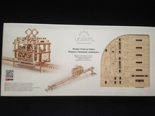 Image of UGEARS models Tram On Rails - 3D Wooden Mechanical Model