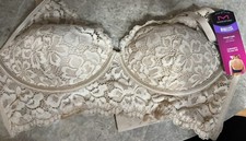 VINTAGE MAIDENFORM WIRELESS FOAM CUP CONVERTS TO HALTER BRA 34 C