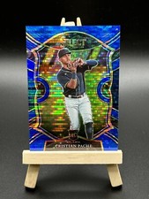 2021 Panini Select - Premier Blue Pulsar Prizm #86 Cristian Pache 10/13 Braves!