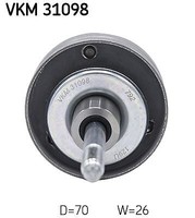 SKF Spannrolle Nebentrieb Seat, Skoda, VW VKM31098