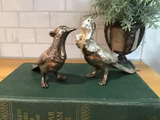 Vintage Weidlich Brothers Silver Plated Peacock Salt & Pepper Shaker
