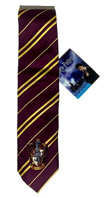 Harry Potter Necktie GRYFFINDOR licensed Warner Brothers Elope Cosplay - NEW