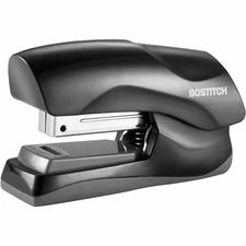 Bostitch Stapler 40-Sheet Half Strip Flat Clinch Black B175BLK