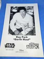 Disney Star Wars Weekends 2009 Ray Park Pre-Signed Photo Darth Maul