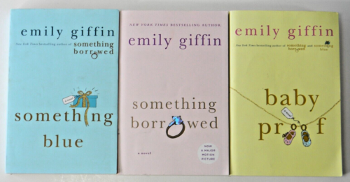 Menge 3 Emily Giffin Bücher - etwas Blaues, ausgeliehen, babysicher - Sehr guter Zustand - Bild 1 von 3