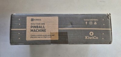 KiwiCo Eureka Crate Pinball Machine STEM Kit Age 14+ NEW SEALED F1615-EPIN