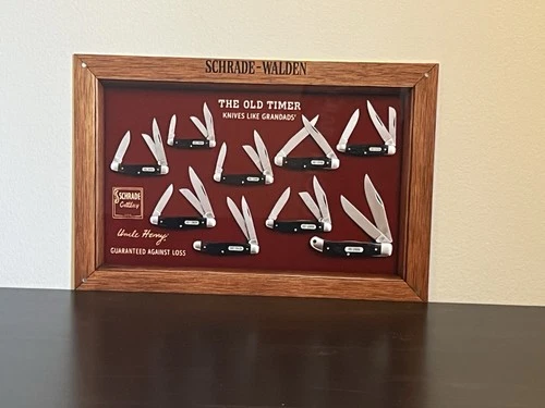 Schrade Cutlery Knives  Vintage  Style Metal Sign