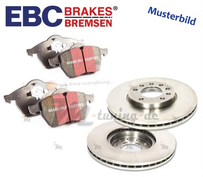 EBC Premium Bremsscheiben, Beläge vorne für Mercedes-Benz E-Klasse W124 93 >> 95