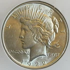 1922 P Peace Silver Dollar ~ BRILLIANT MS with BU LUSTER!! 90% Silver $1