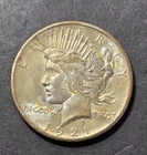 1921 Peace Dollar, AU
