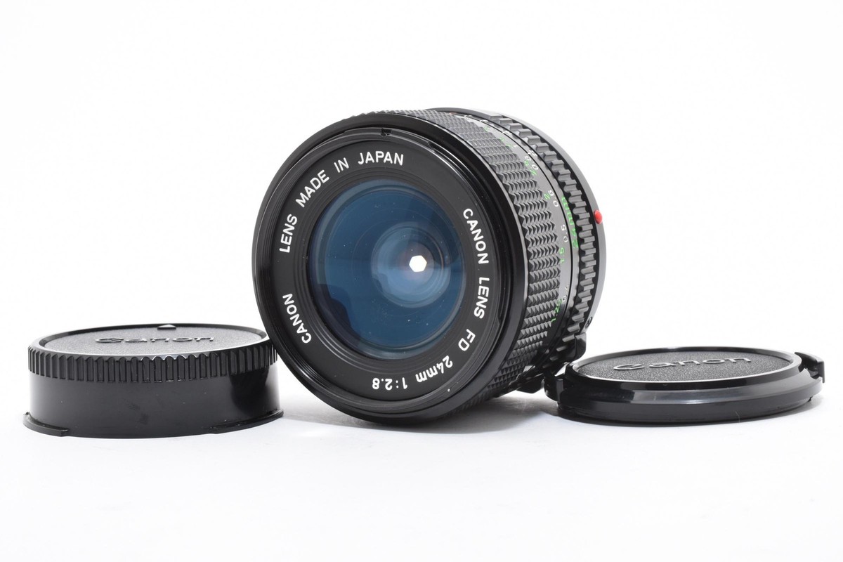 Top MINT] Canon New FD NFD 24mm f2.8 MF Wide Angle Lens From JAPAN