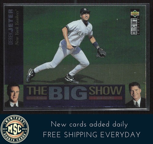 Derek Jeter #34 1997 Collector's Choice the Big Show card