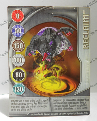 Bakugan Card - Reclaim - Silver Gate Card - BA637 - 7/48q - 2009