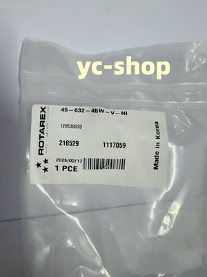 New 45-632-4BW-V-NI Cylinder Fittings Fast Shipping via FedEx or DHL *z