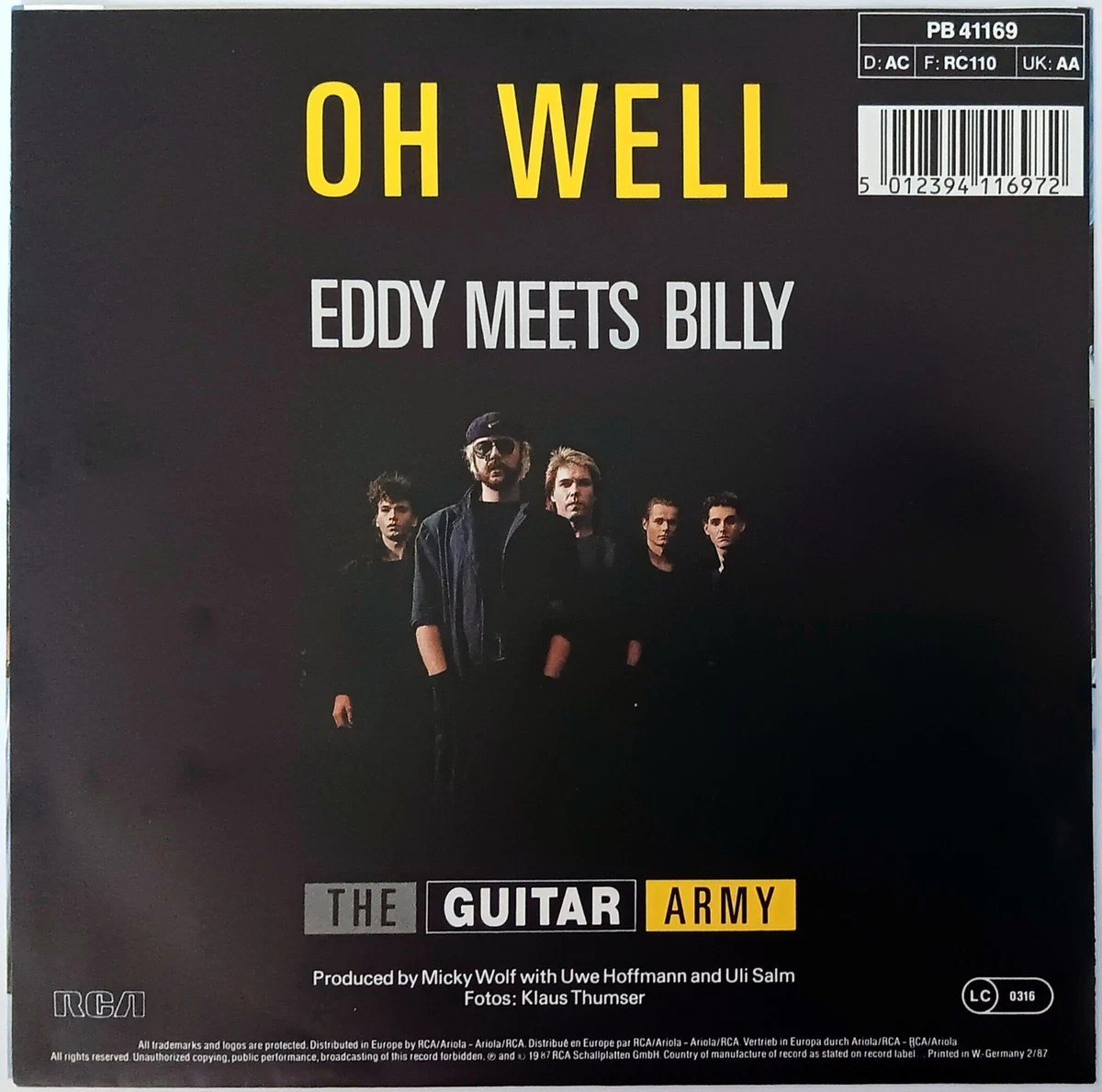 The Guitar Army – Oh Well (1987) 7", Vinyl-Single, White Vinyl, Rock, gebraucht