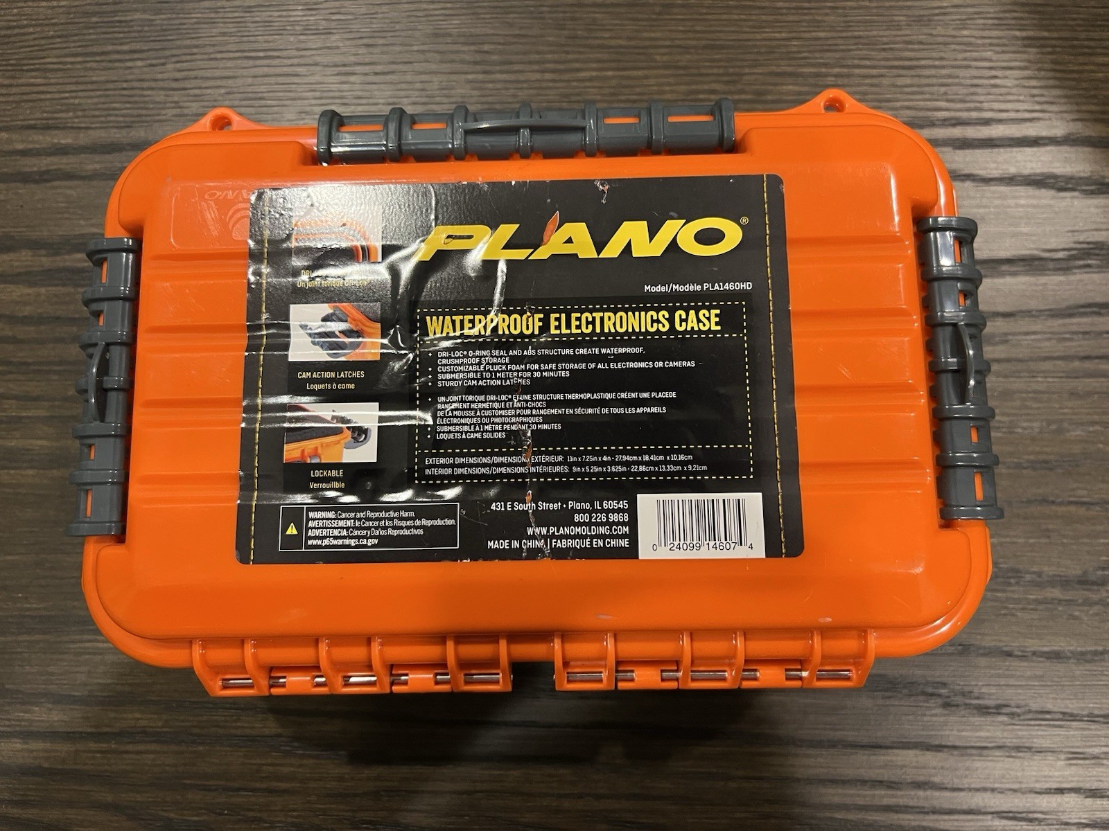 Plano Waterproof Electronics Case Lockable Cam Action Latche
