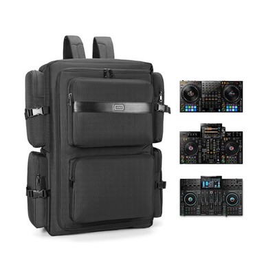 Rabjen DJ Backpack for Club Gigs, DJ Mixer Case Compatible with Pioneer DDJ-R...