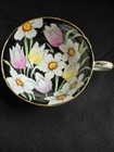 Paragon Double Warrant Tulip & Daffodil Black On Green Cup And Saucer — photo 4