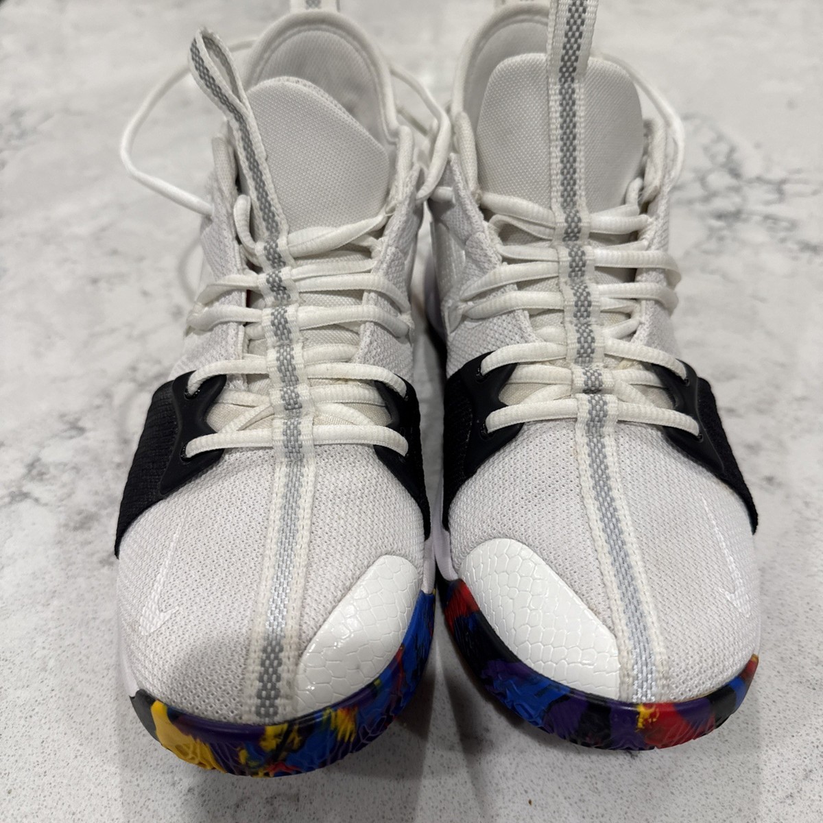 Nike Paul George PG 2 NCAA Tournament White and Black Athletic
