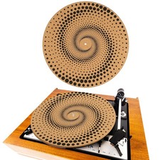 Cork Turntable Mat/3mm Thick for Better Sound Support on 11.8 Inches Vinyl LP...