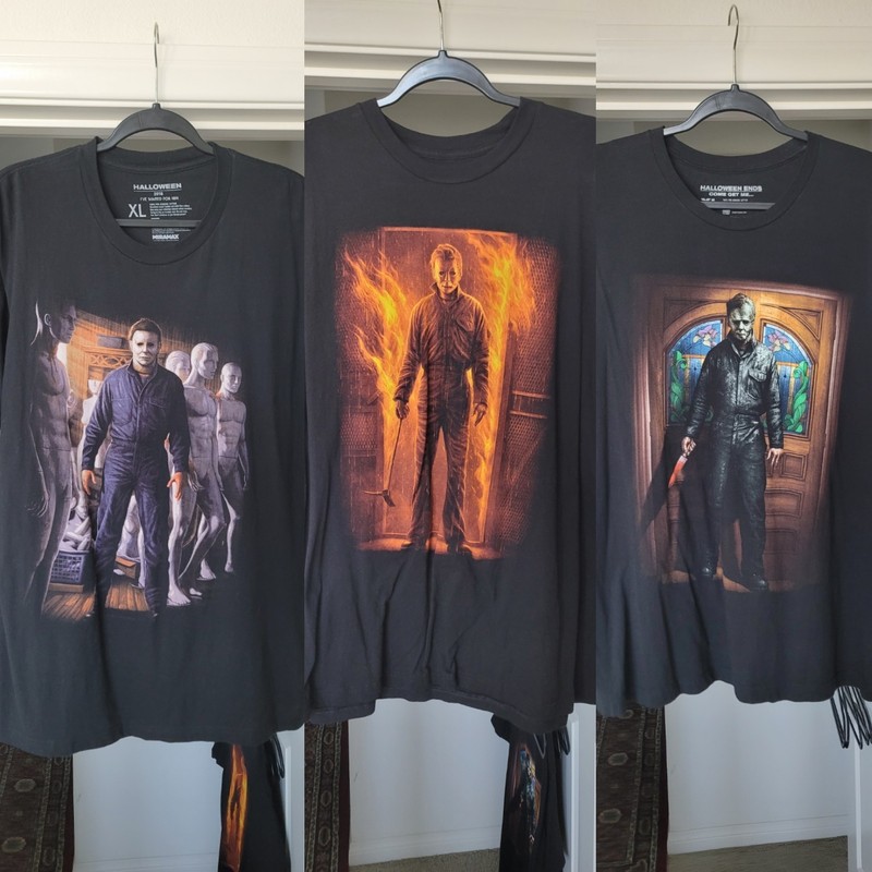 Fright Rags Halloween Trilogy 2018 Kills Ends T-shirts XL Rare Michael Myers