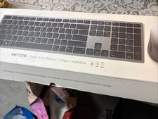 Dell Premier Multi-Device Wireless Keyboard and Mouse KM7321W US No Mouse