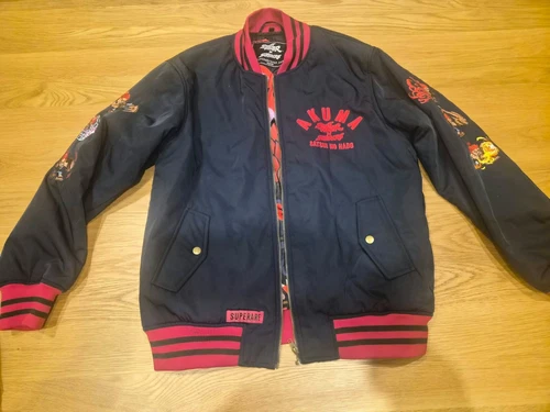 Superare x Street Fighter Akuma Varsity Jacket - M **Limited Edition** - EUC - product listing photo