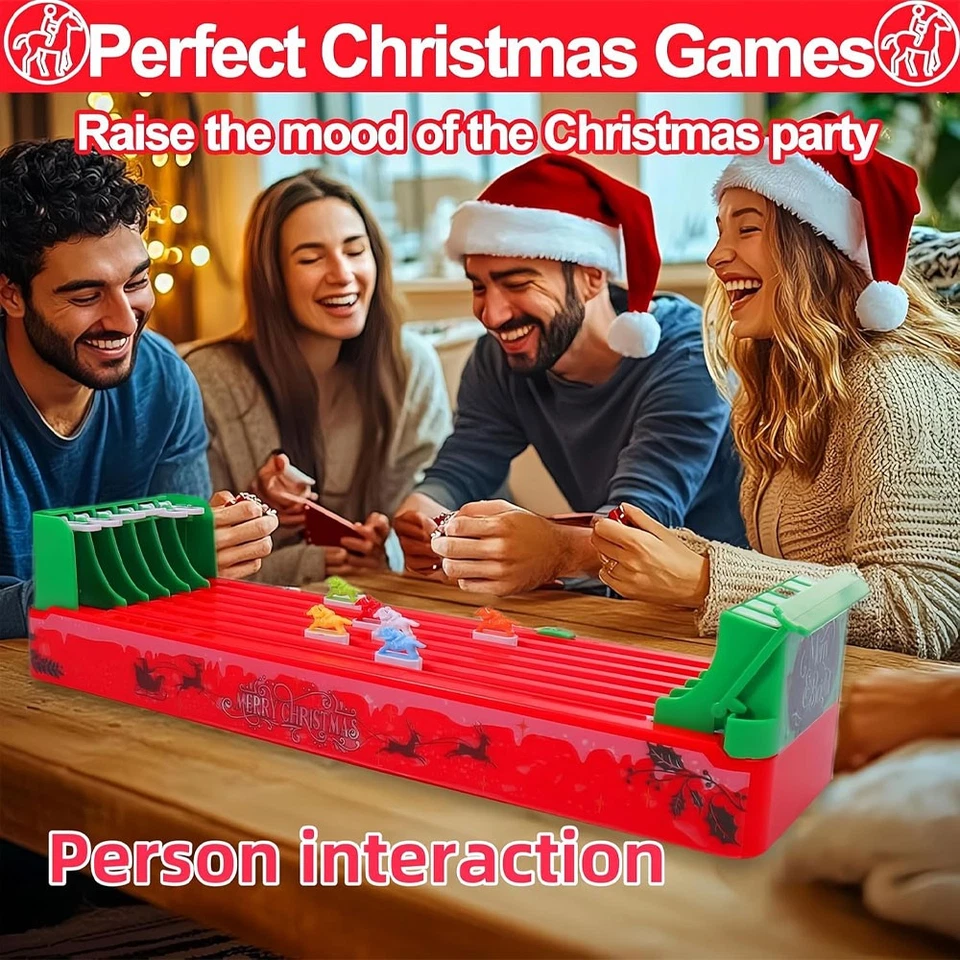 Tabletop Horse Racing Game–Competitive Mind Developing Board Game Christmas Gift - Image 2 of 4