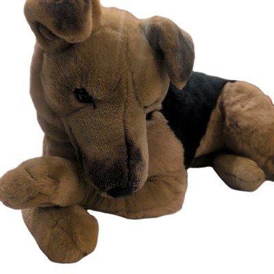 E&J Prima Classic German Shepherd Laying Dog Large Soft Plush 30''