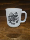 vtg Uncommon Native American The Eagle Symbol Glasbake Coffee Mug Cup
