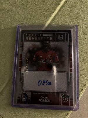Topps Museum Collection UEFA Champions League 2023/24 Omari Forson Auto 180/299