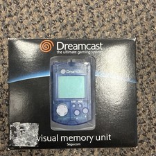 Sega Dreamcast Blue Visual Memory Unit VMU Bo...