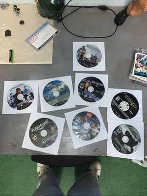 #ad Xbox 360 And PS3 Disk Only Lot all untested $25.00