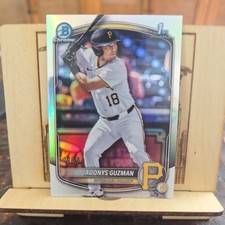 2025 Bowman Draft Adonys Guzman Chrome Bowman Logofractor /35 Pirates