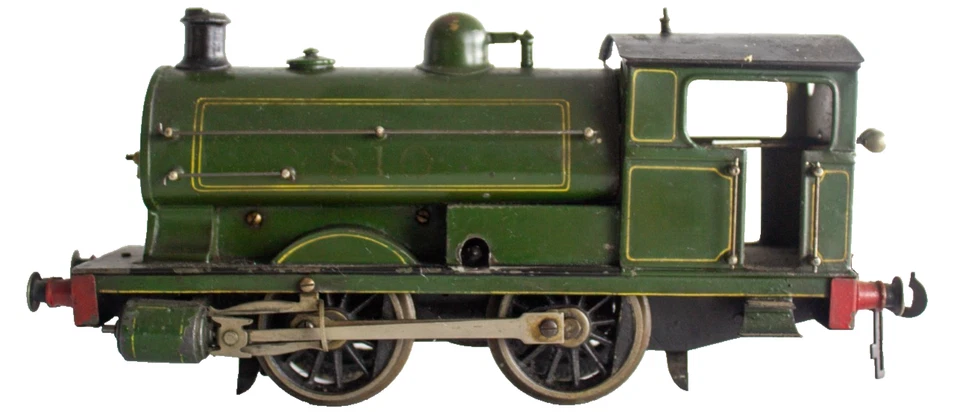 Tanque loco "Peckett" calibre 1 Bassett-Lowke de 1910 (c.1910-1918) - raro Foto 3 de 4