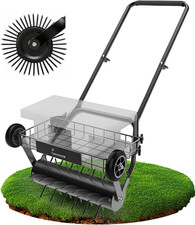Aerator Tool, Heavy Duty Manual Aerators with Dual Weight up to 80Lbs, Yard Aer