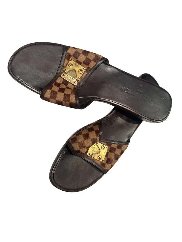 Louis Vuitton Brown Sandals for Women for sale | eBay