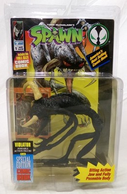 1994 McFarlane Spawn Series 1 Violator Actionfigur Schwarz 6'' Figur
