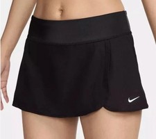 NWT 56 Nike Swim Women s Boardskirt Swim Skirt NESS9201-001 XL Black