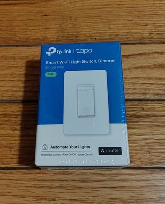 TP-Link Tapo Smart Dimmer Switch, Single Pole, Neutral Wire Required, 2.4GHz ...