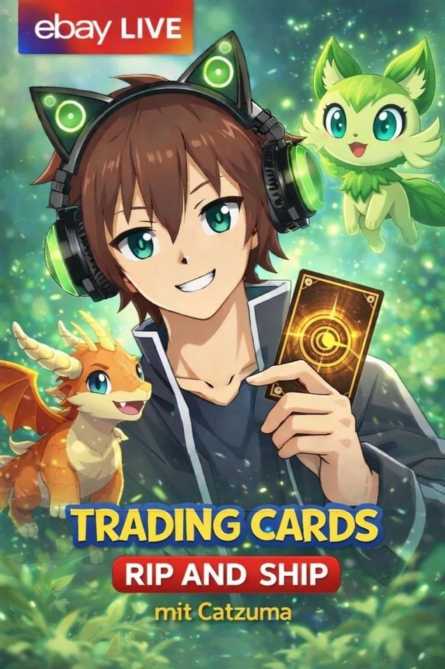 Pokemon / One Piece - Rip & Ship mit Catzuma