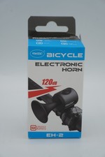 Set Of 2 Bicycle Electronic Horn 120db Loud Warning Ipx4 Waterproof Wbattery